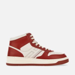 Hogan High Top H630 Flat White / Red | 137956MOH