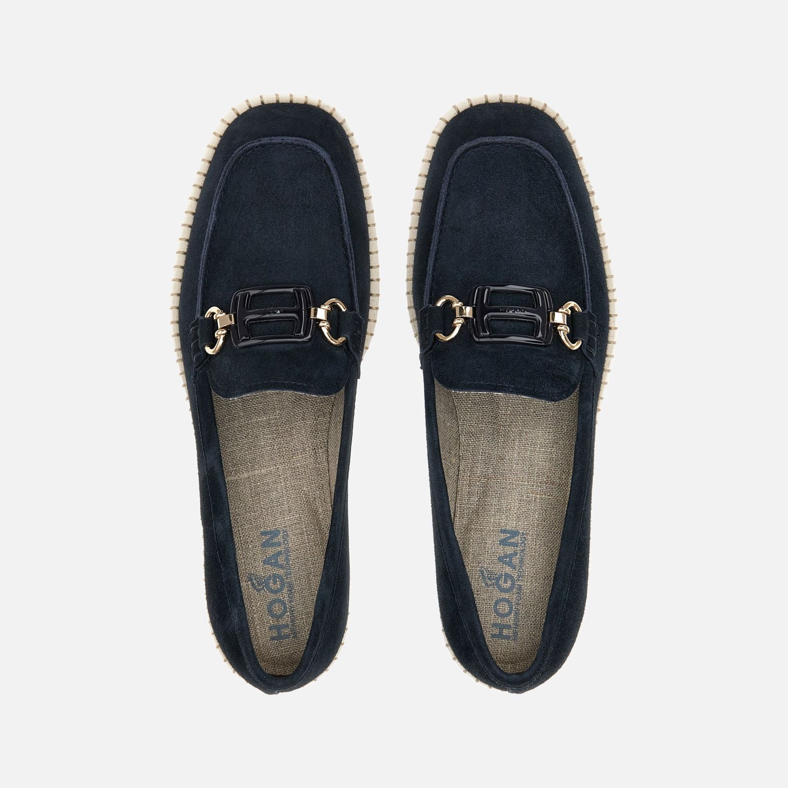 Hogan Deconstructed Loafers H642 Blue | 196327IFE