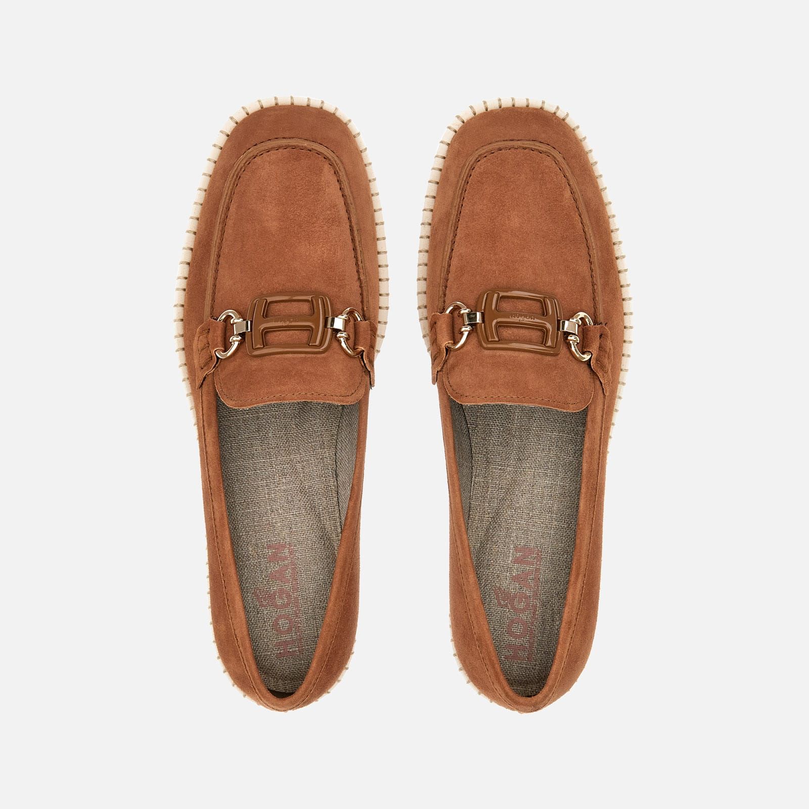 Hogan Deconstructed Loafers H642 Brown | 904816XLJ