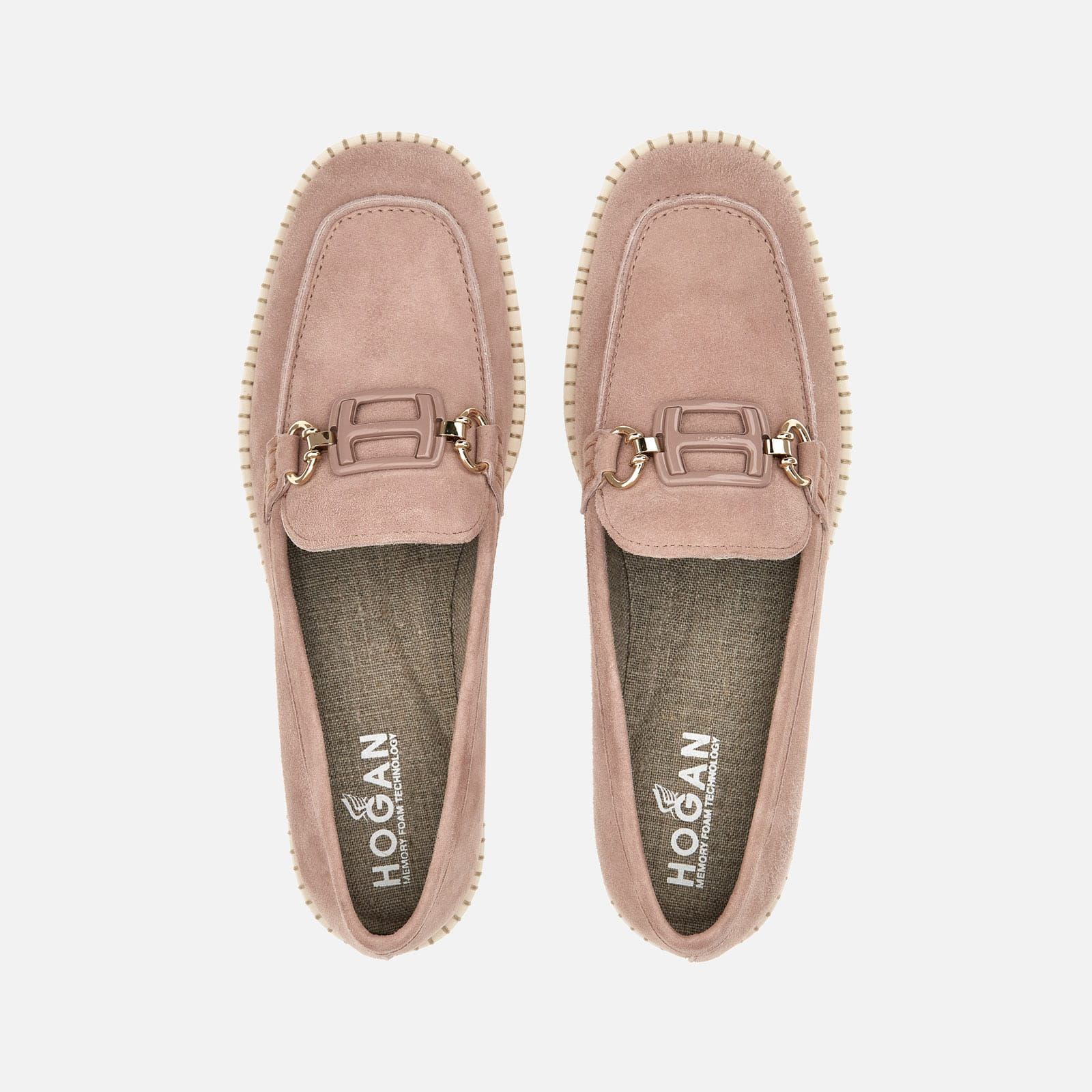 Hogan Deconstructed Loafers H642 Pink | 891260OHL