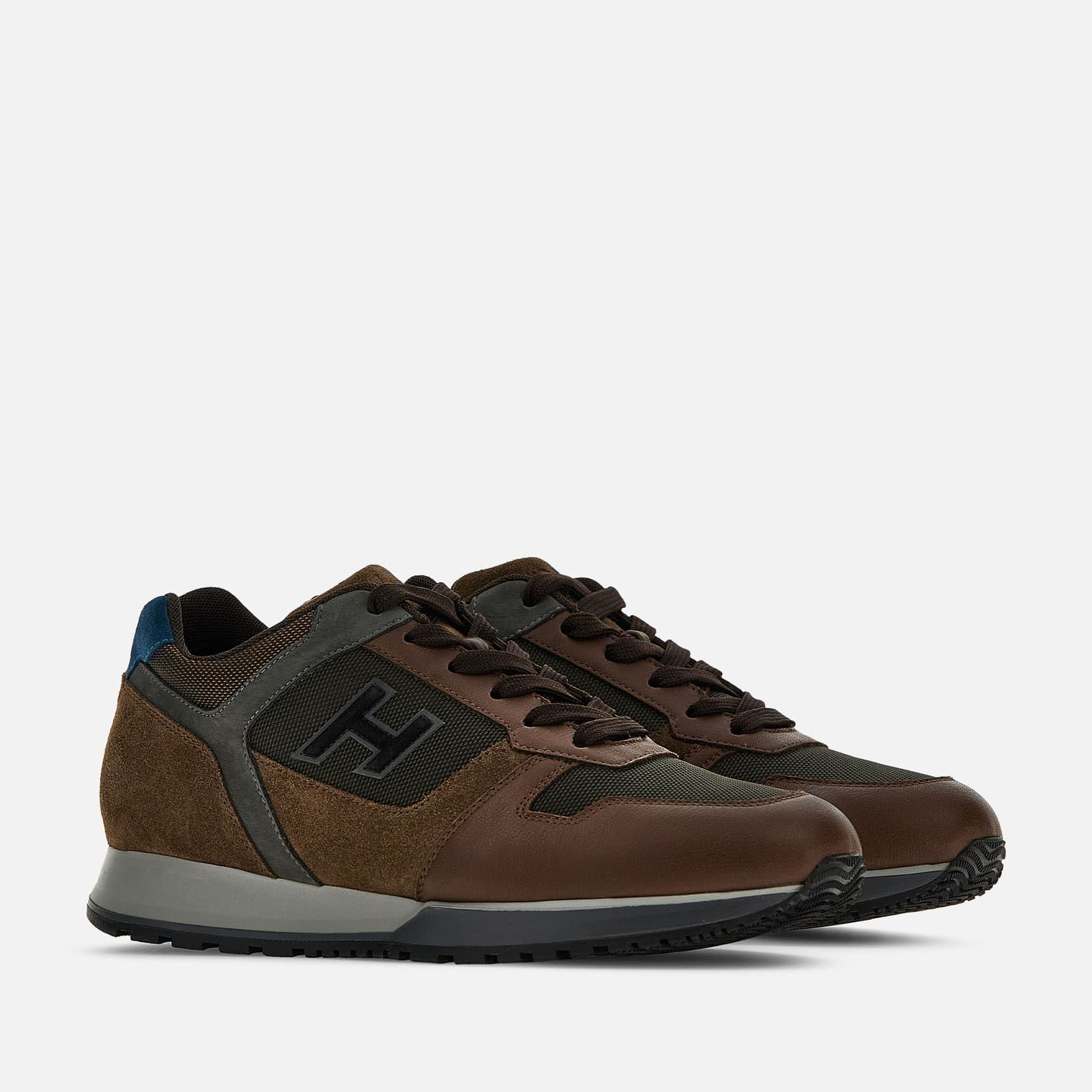 Hogan H321 Brown / Green / Grey | 941853EXA