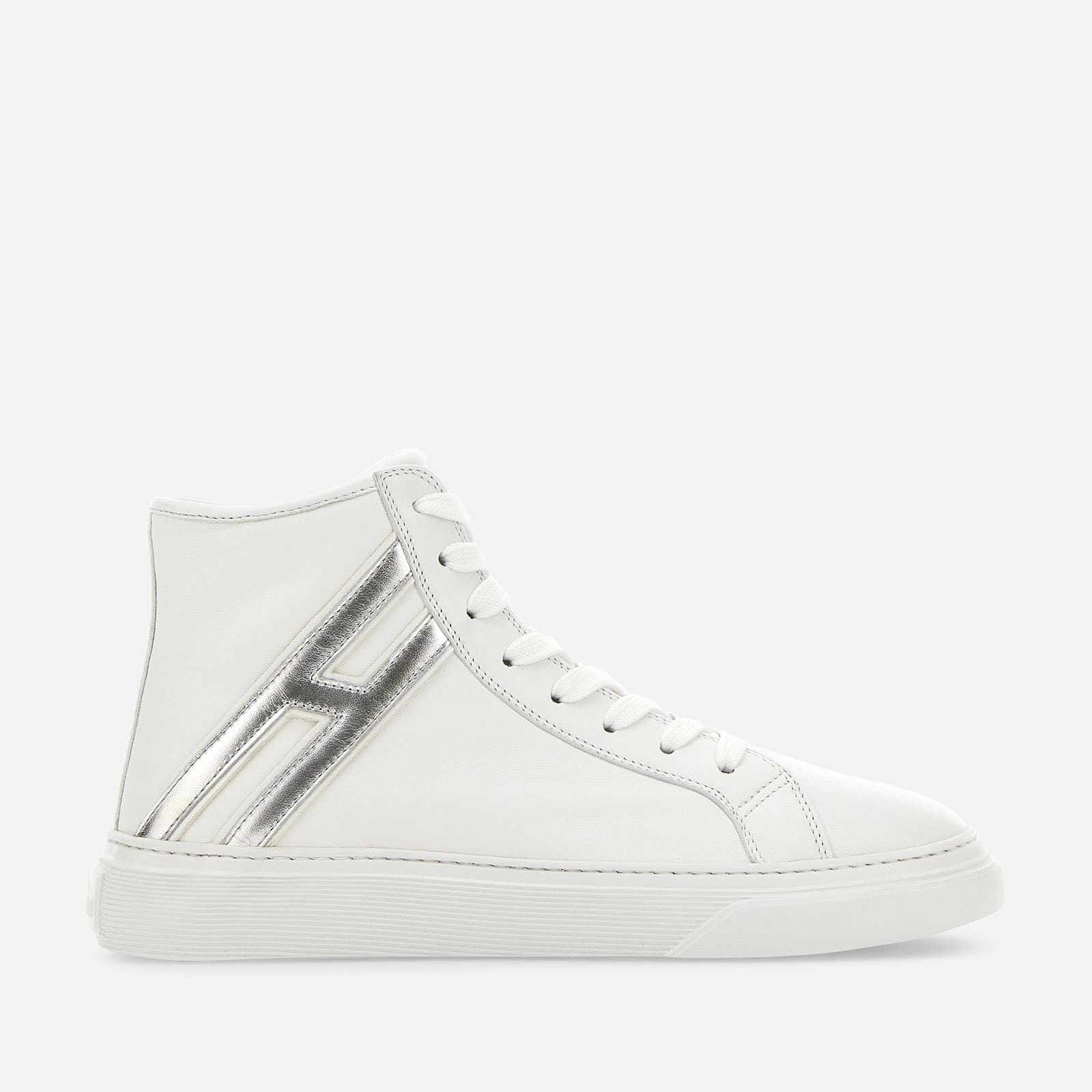 Hogan H365 High Top Flat Silver / White | 847512LUT