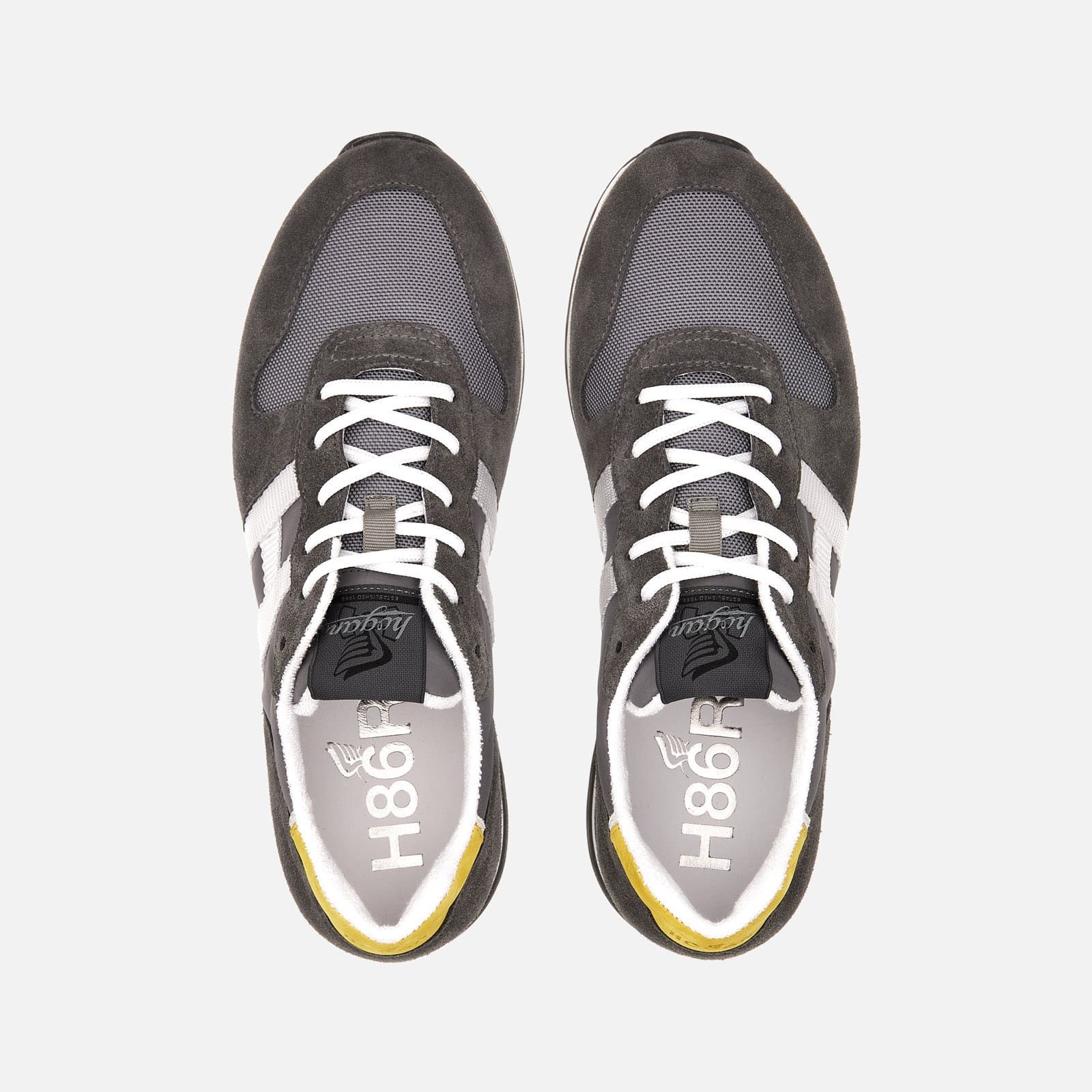 Hogan H383 Grey / White / Yellow | 537046YQF