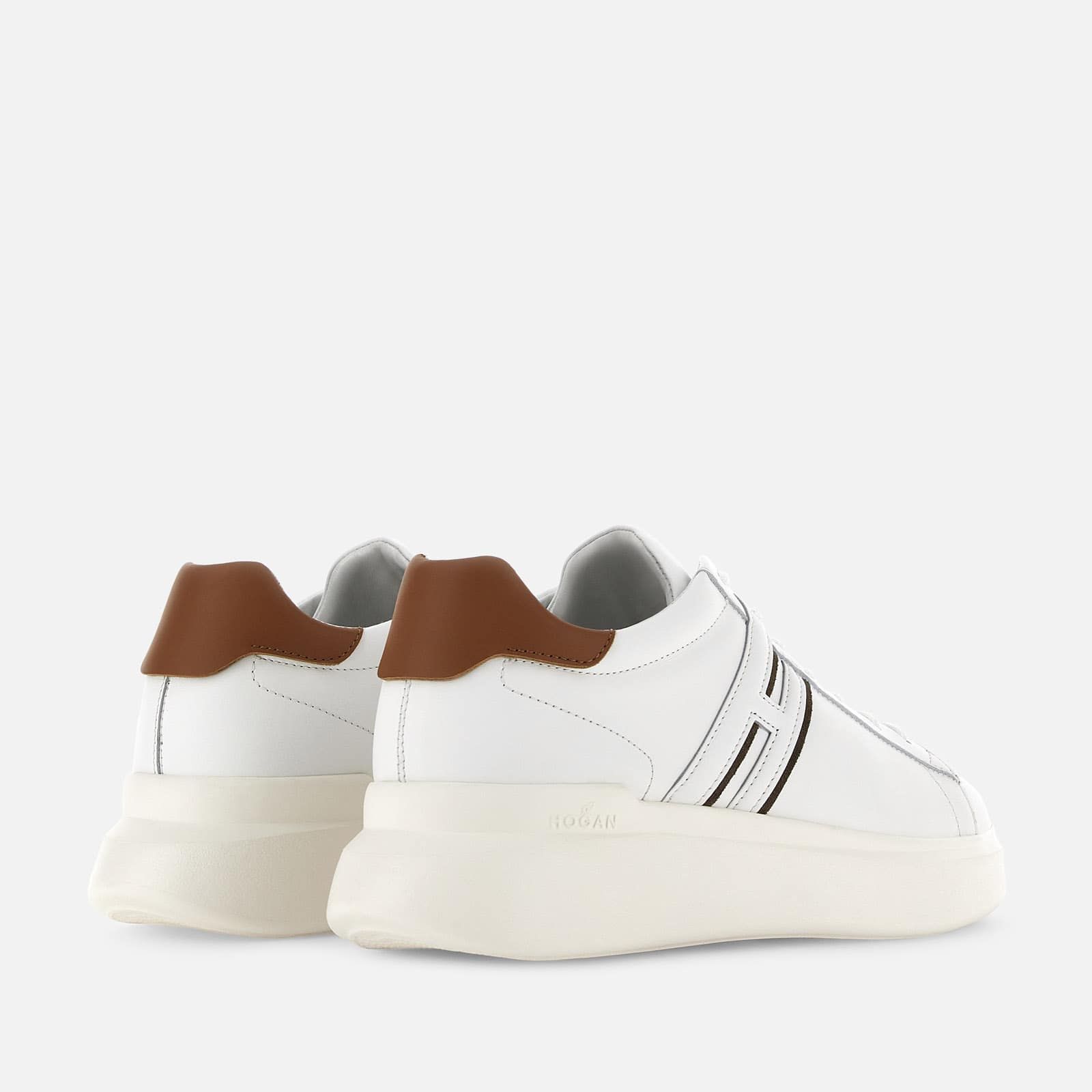 Hogan H580 White / Brown | 436581TJY