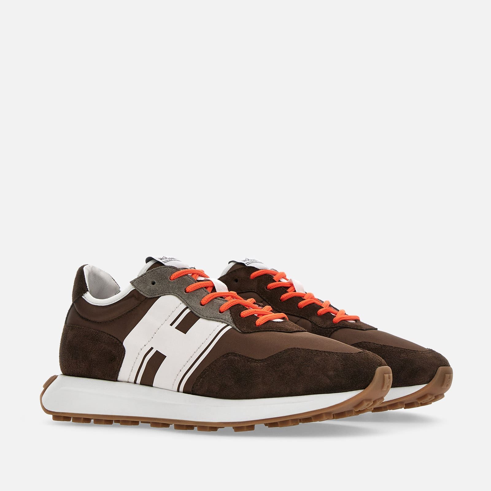 Hogan H601 Brown / White / Orange | 348512QCP