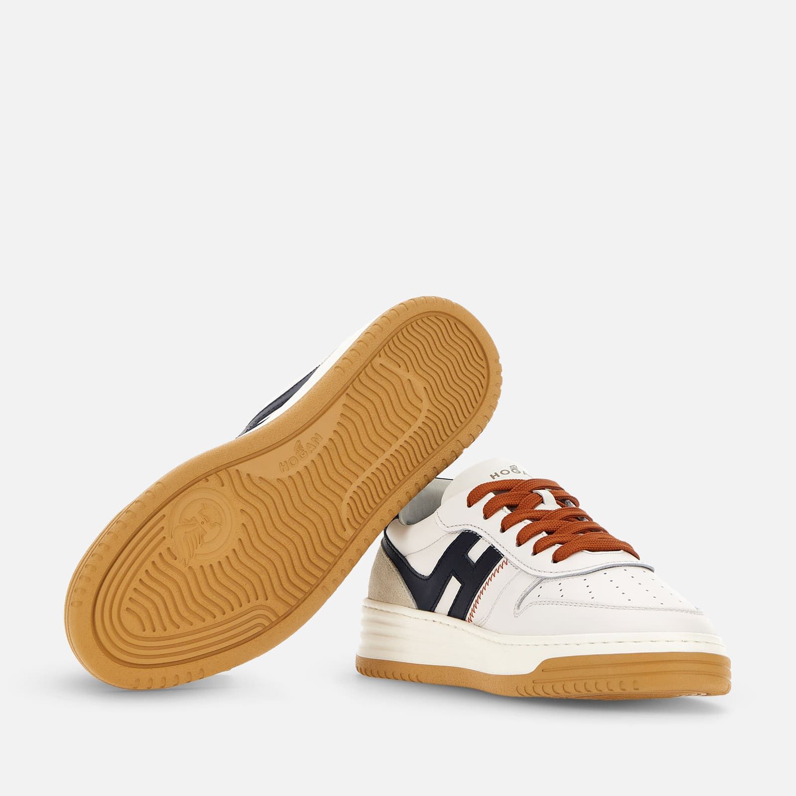 Hogan H630 Flat White / Blue / Orange | 329680JGT