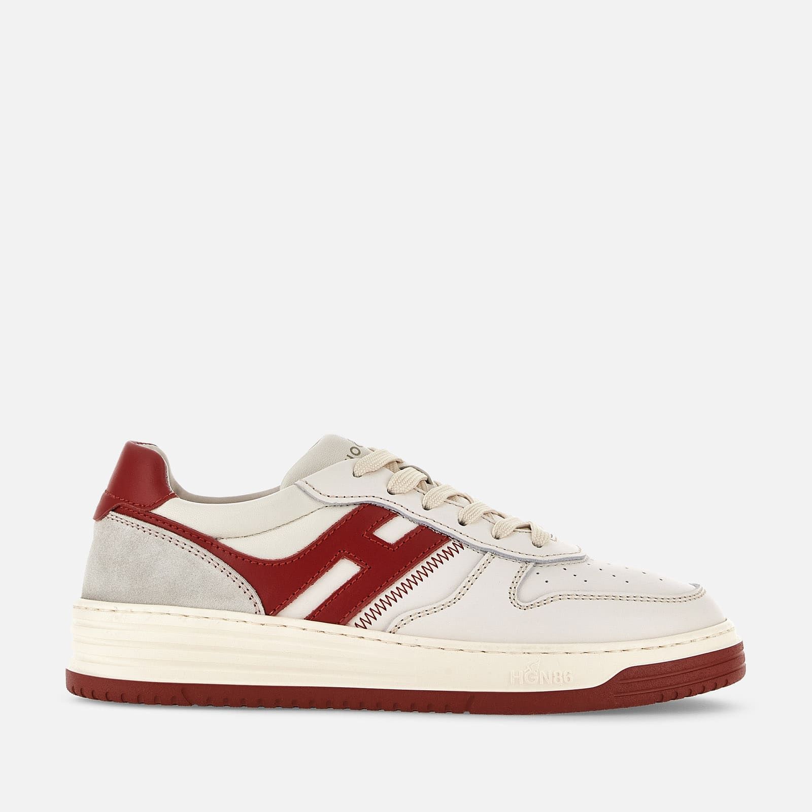 Hogan H630 Flat White / Red / Grey | 408193XKF