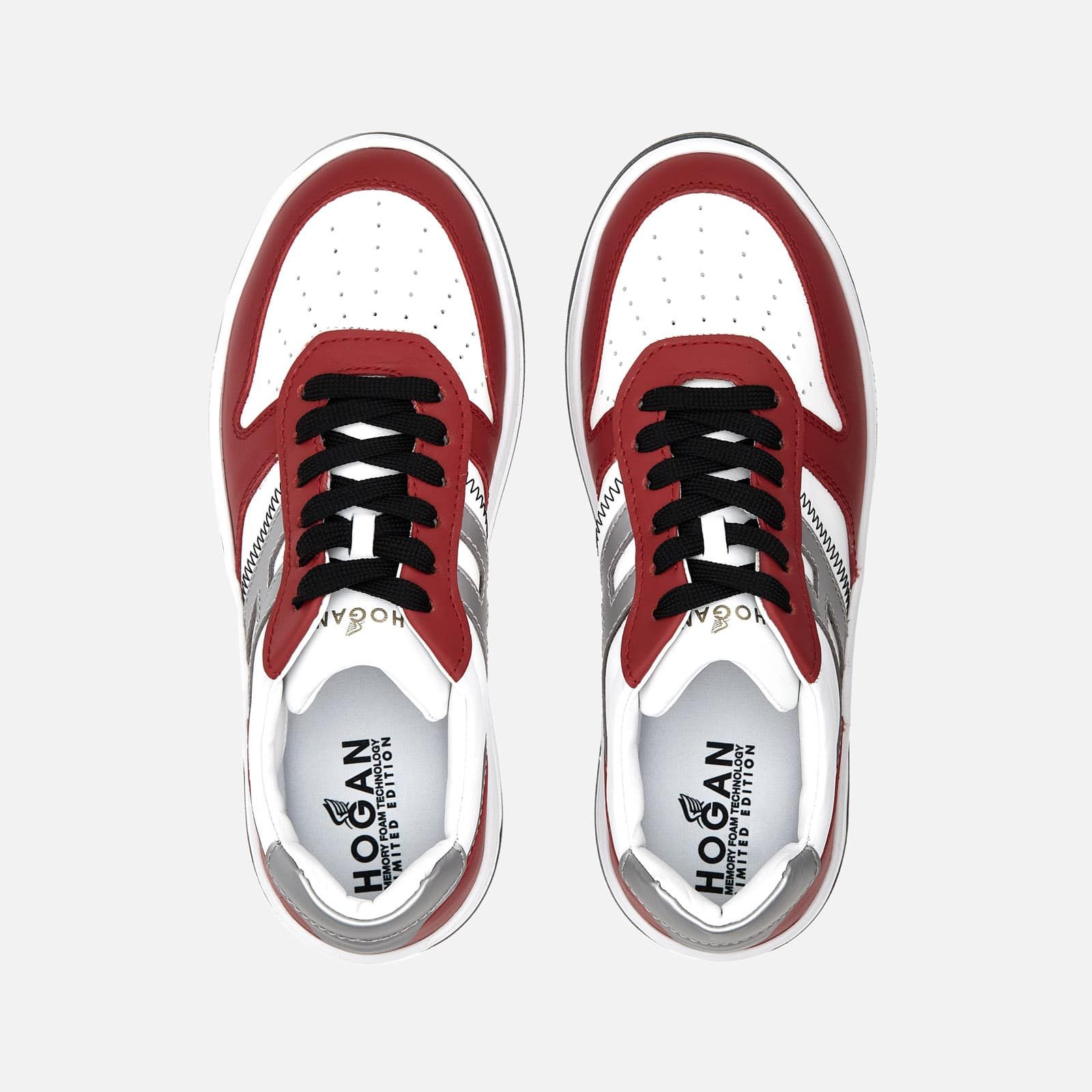 Hogan H630 Flat White / Red / Grey | 741890MKN