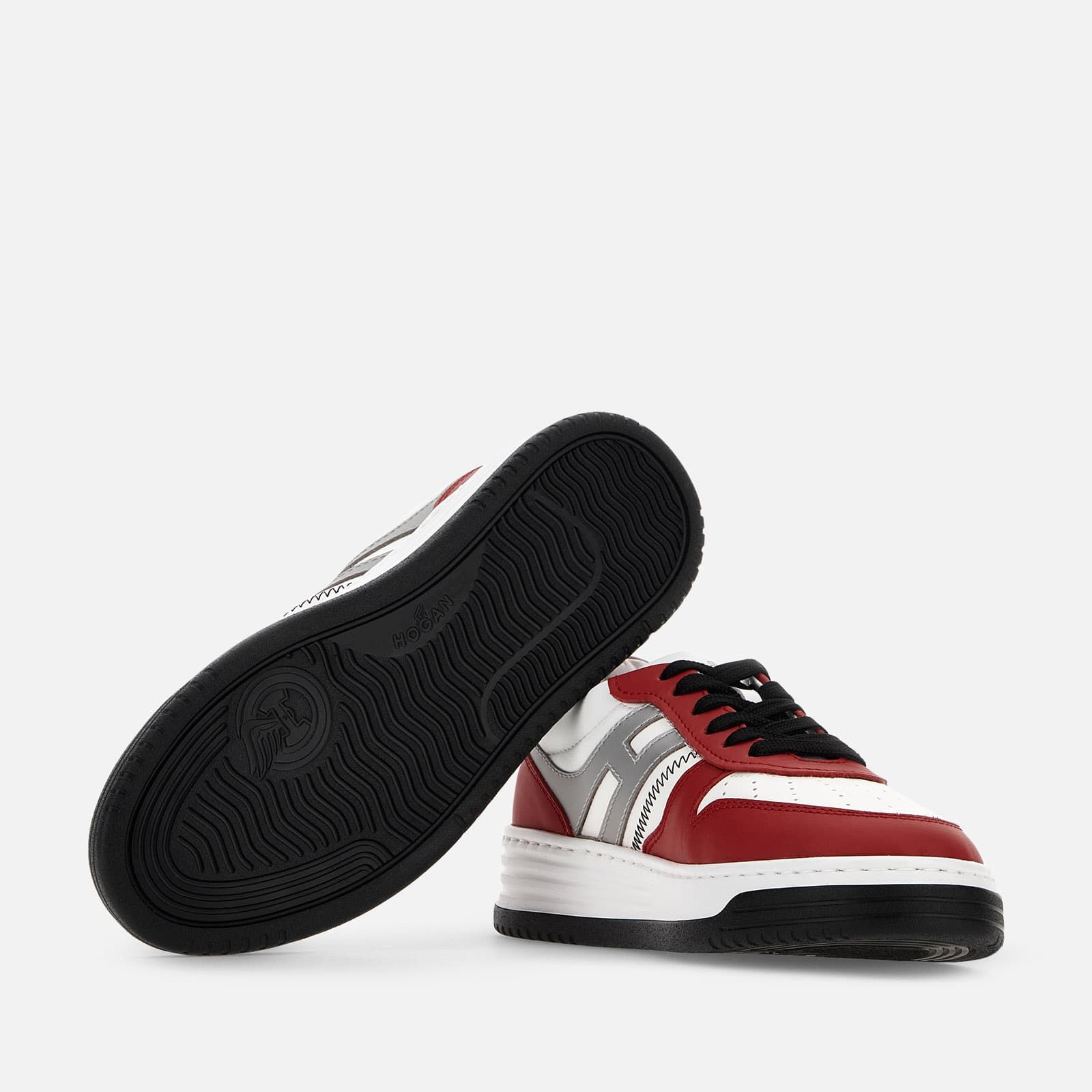 Hogan H630 Flat White / Red / Grey | 741890MKN