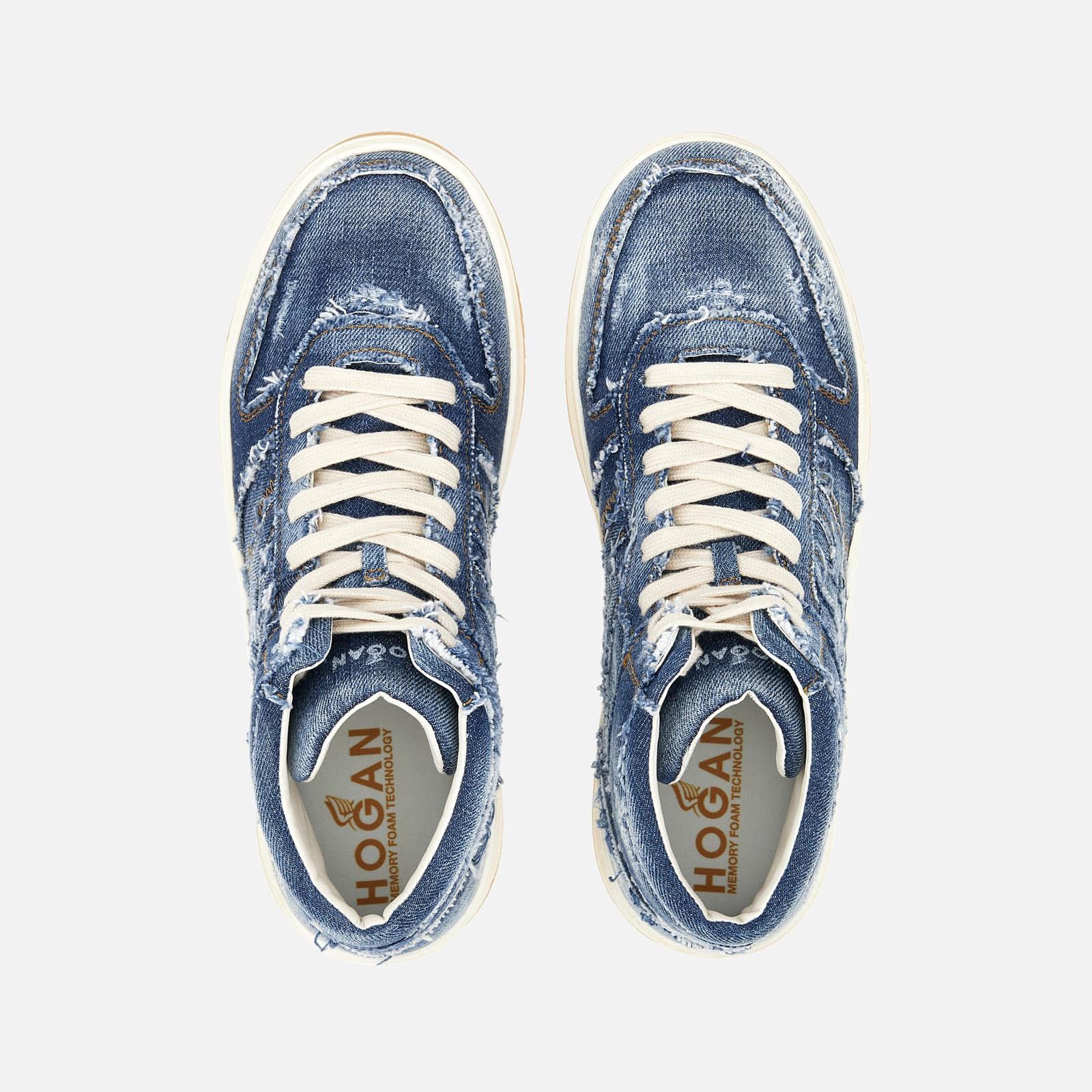 Hogan H630 High Top Flat Blue | 972056HAQ