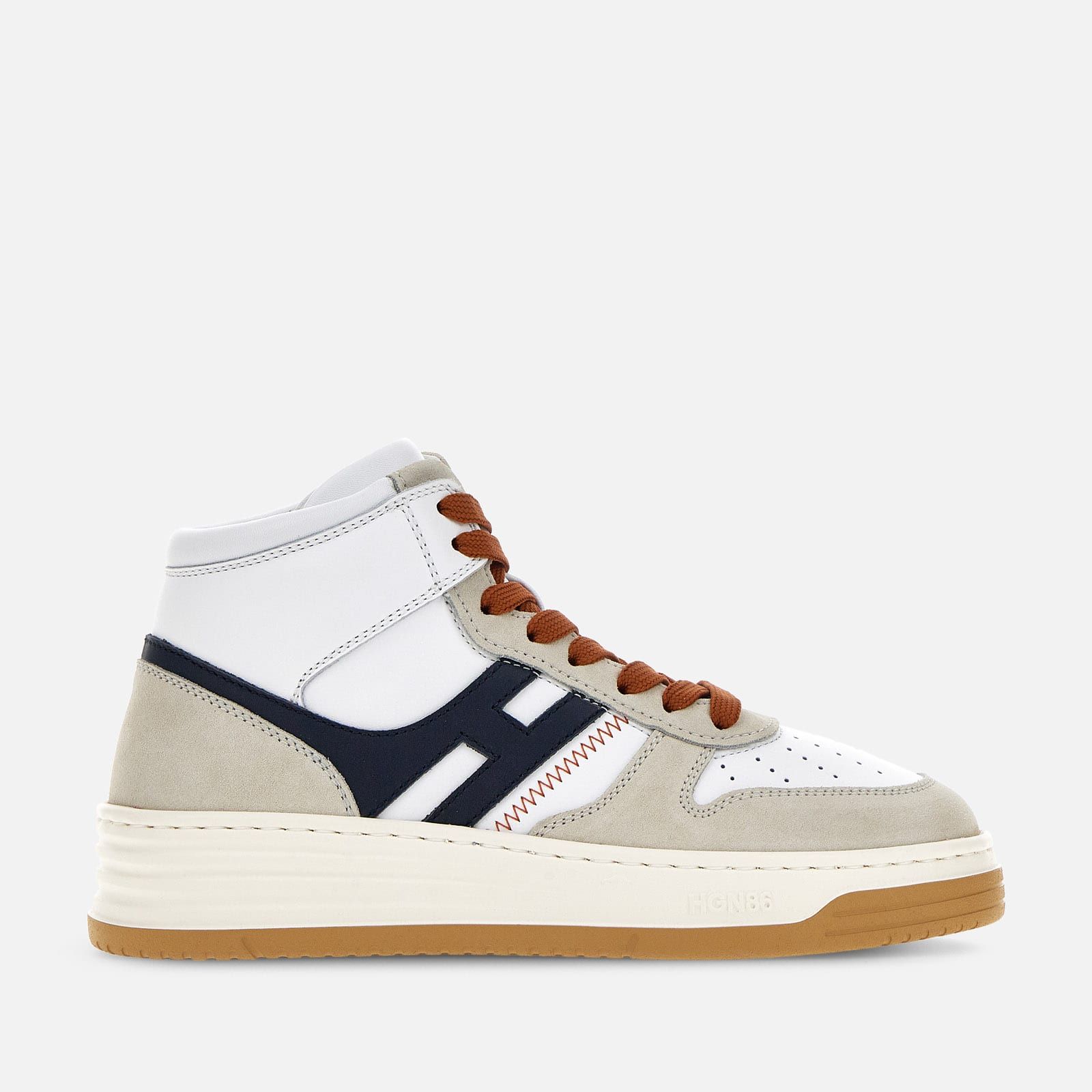 Hogan High Top H630 White / Grey / Blue | 879354TXB