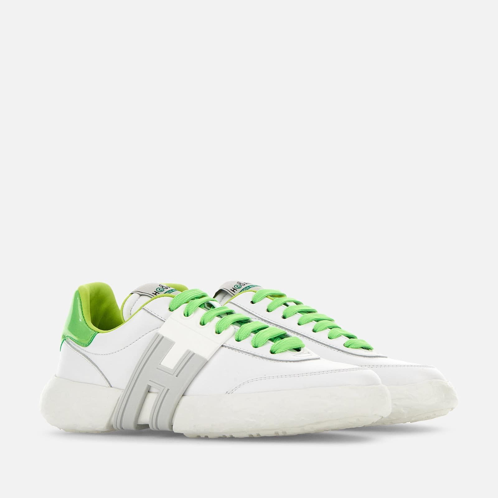 Hogan Hogan-3R Flat White / Grey / Green | 481237BLJ