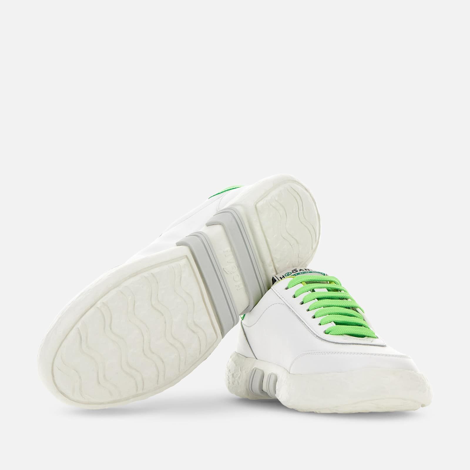 Hogan Hogan-3R Flat White / Grey / Green | 481237BLJ