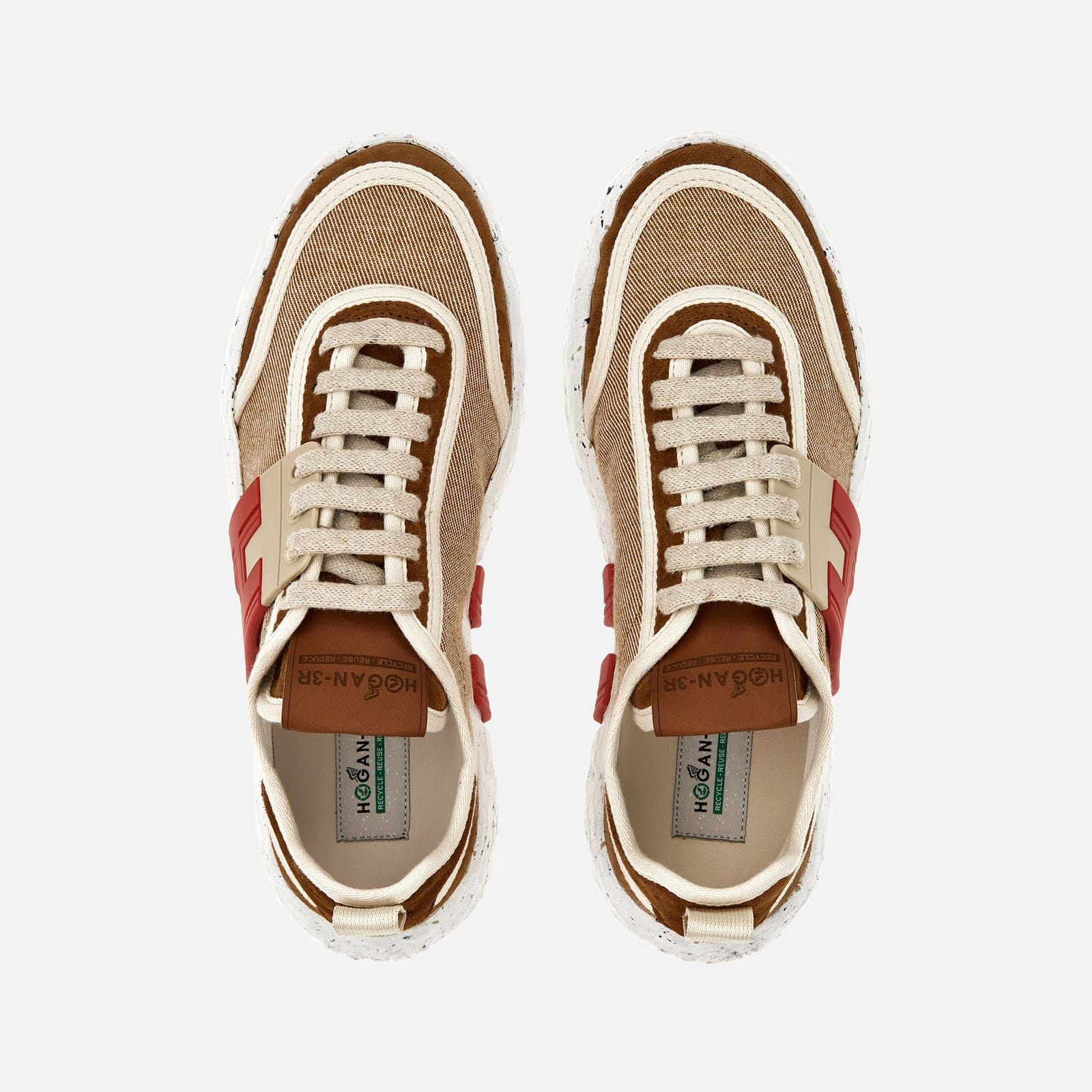 Hogan Hogan-3R Ivory Brown / White / Red | 341692YTE