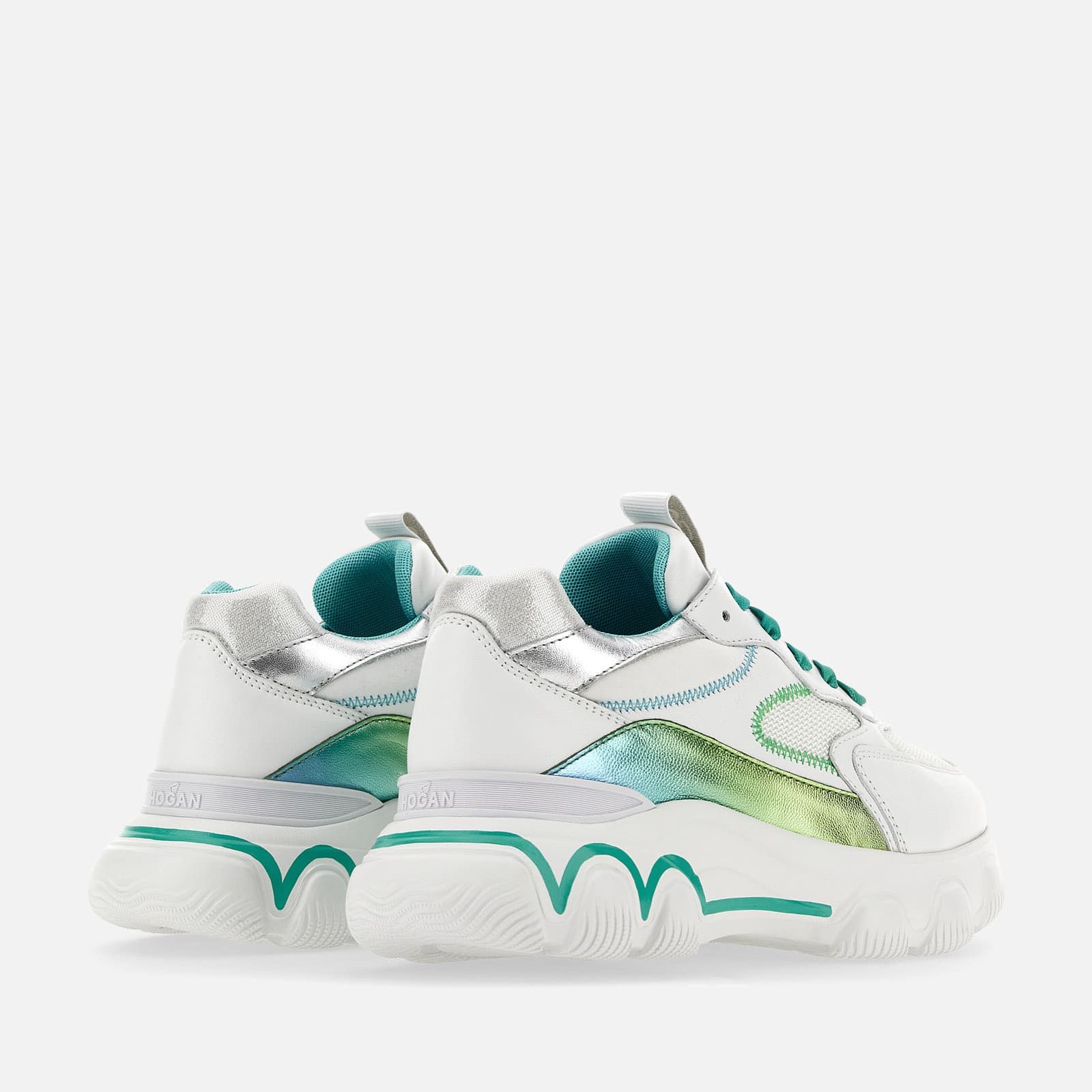 Hogan Hyperactive White / Green / Blue | 739218UXL