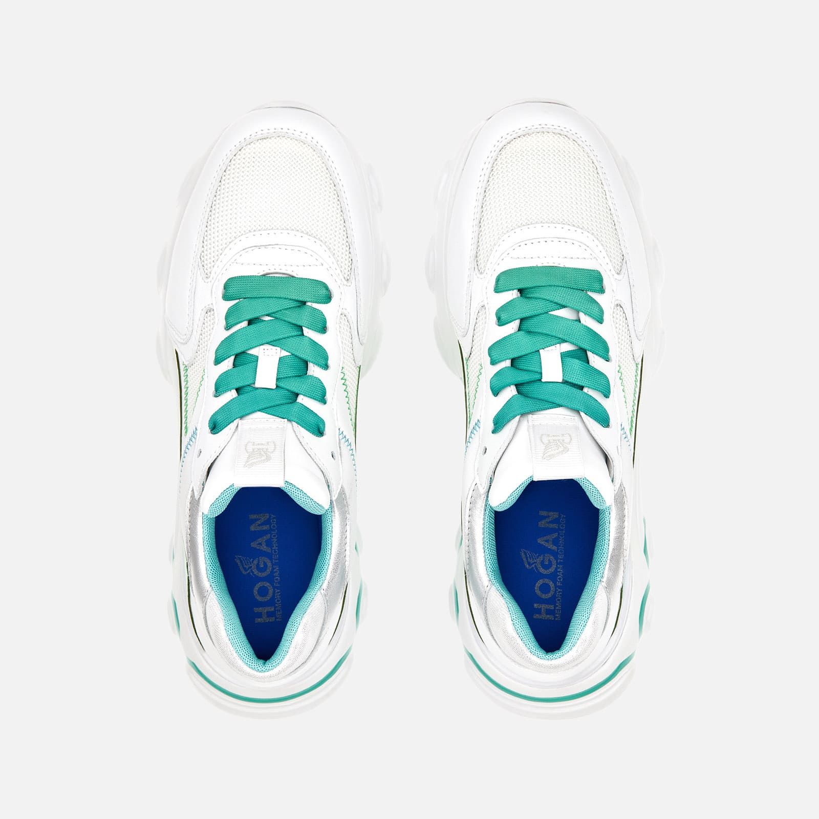 Hogan Hyperactive White / Green / Blue | 739218UXL