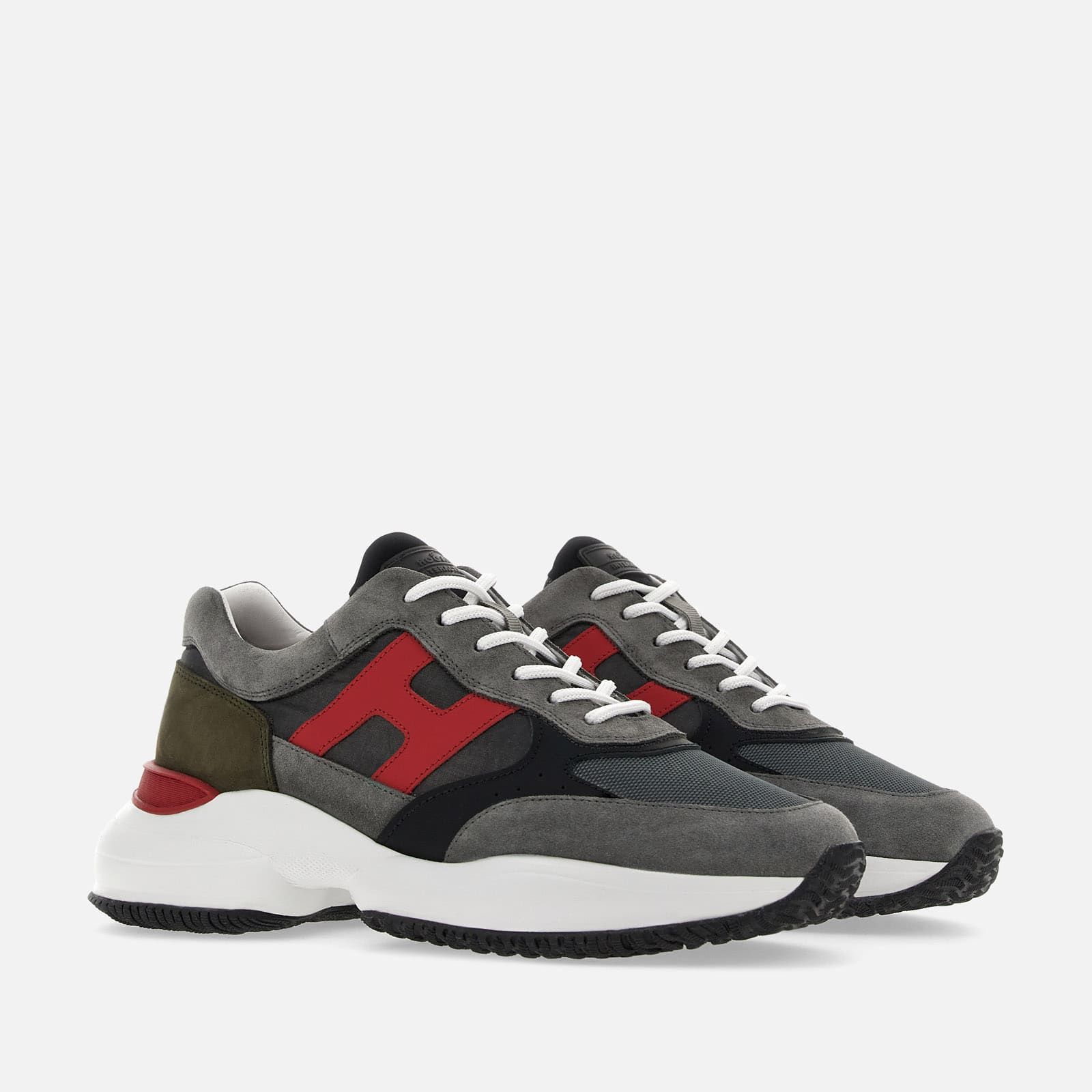 Hogan Interaction Grey / Red / Blue | 630187QIG