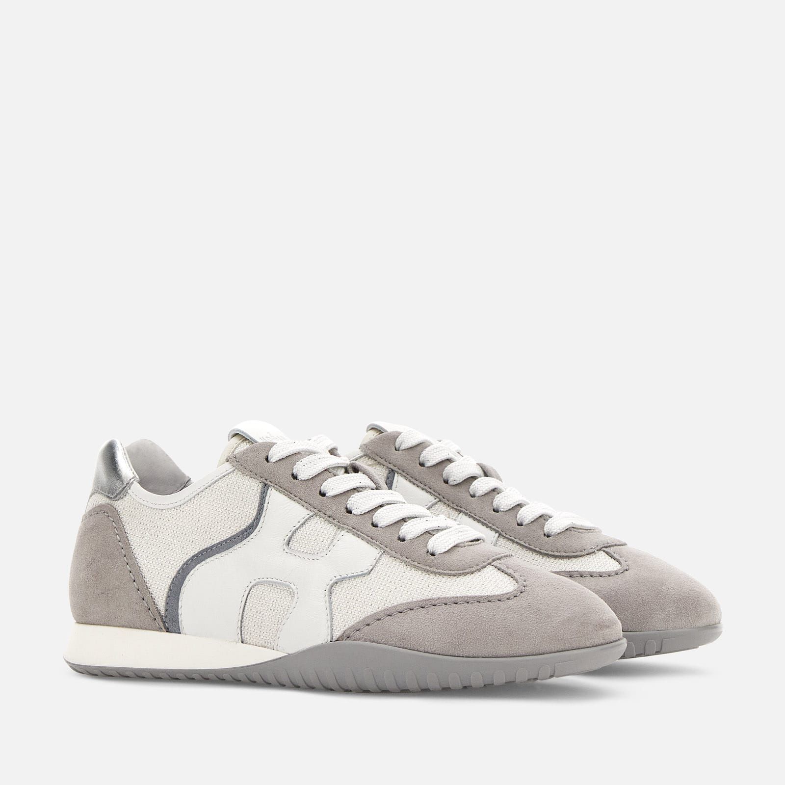 Hogan Olympia-Z Flat Grey / White / Silver | 170684TYK