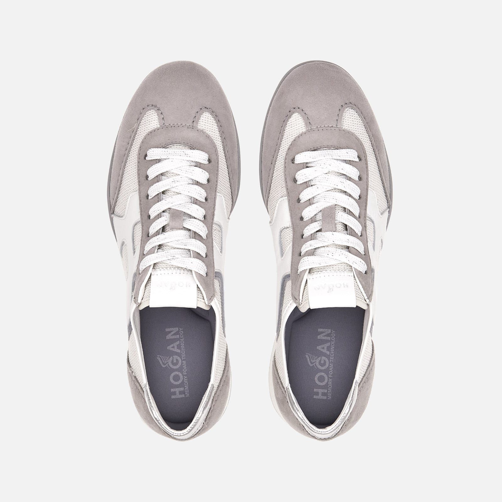 Hogan Olympia-Z Flat Grey / White / Silver | 170684TYK