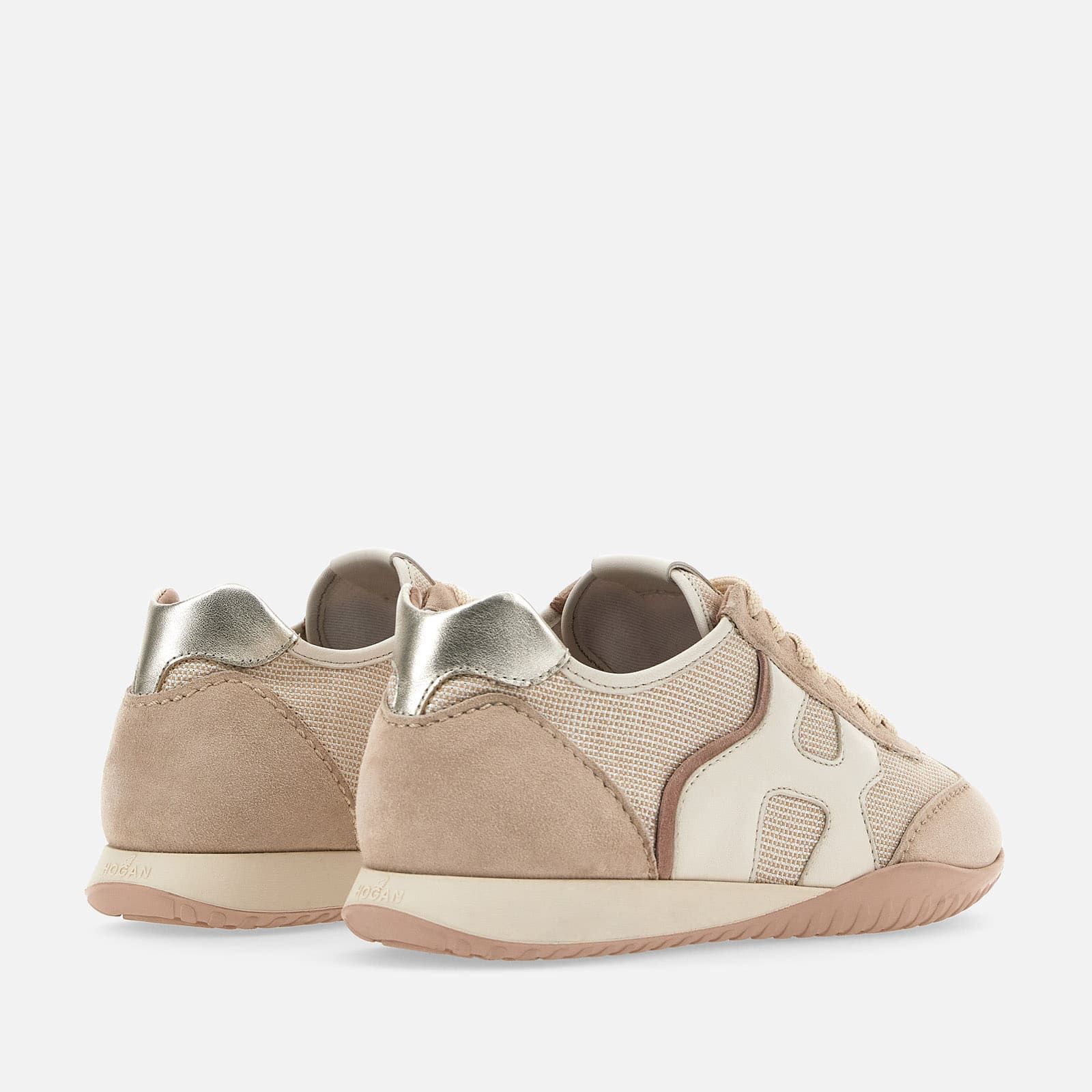 Hogan Olympia-Z Flat Pink / Beige | 516378YLZ