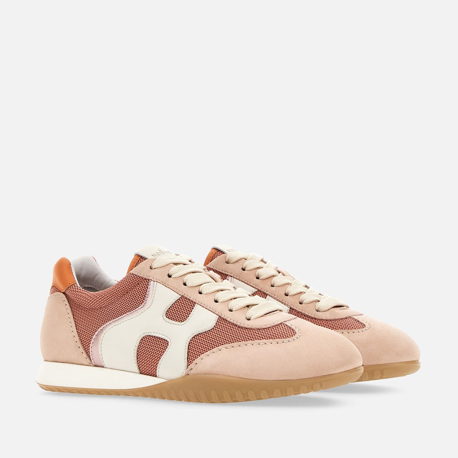 Hogan Olympia-Z Flat Pink / White / Orange | 618932SNW