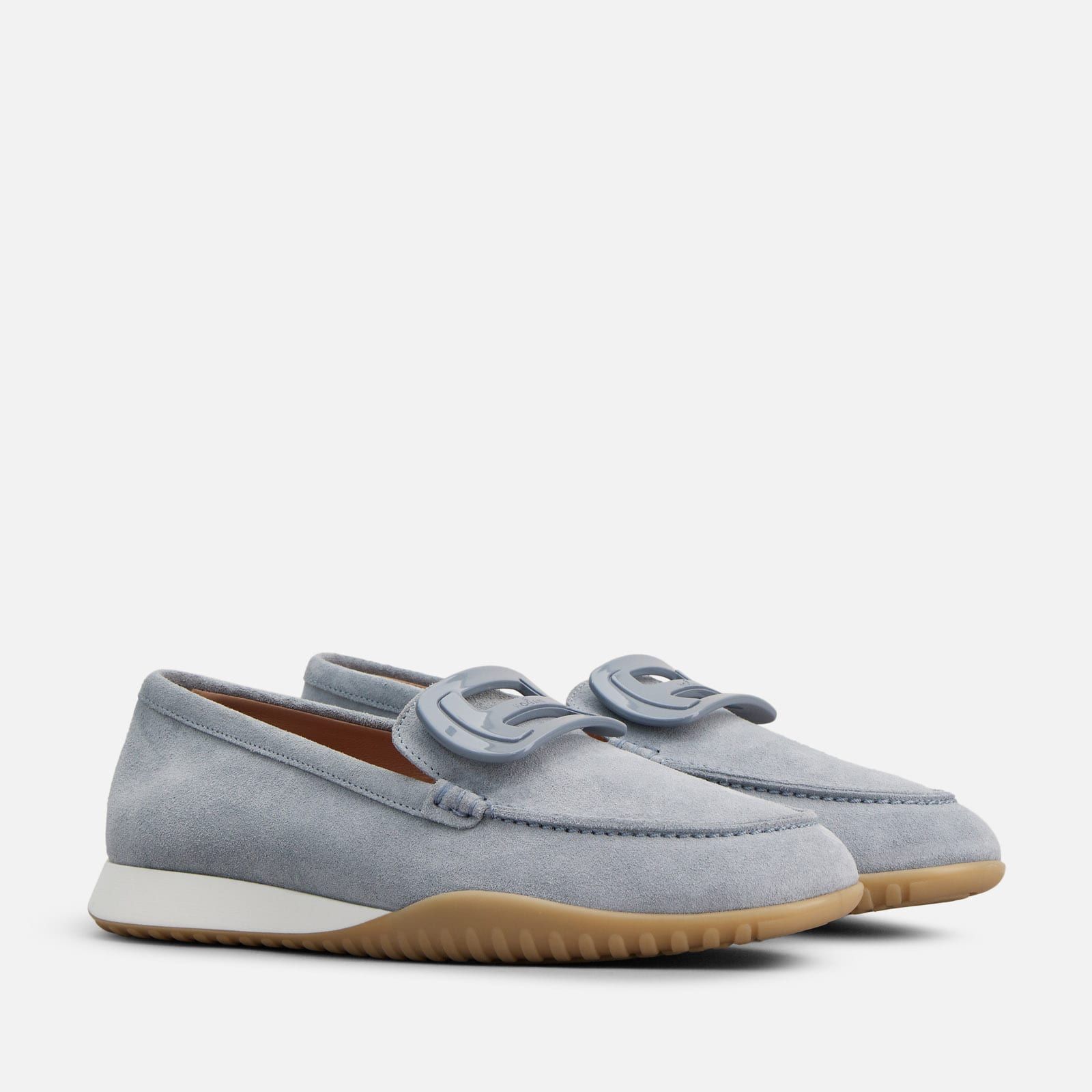 Hogan Olympia-Z Loafers Light Blue | 951084LOW