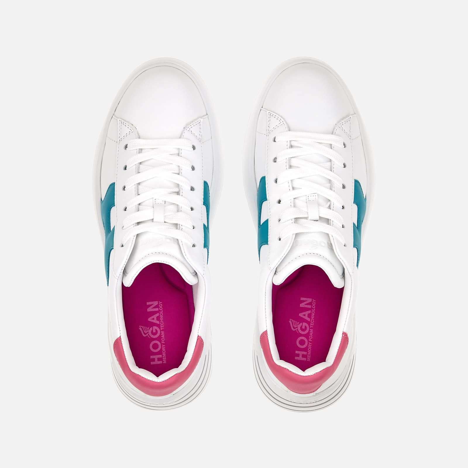 Hogan Rebel White / Pink / Green | 461270ZMD