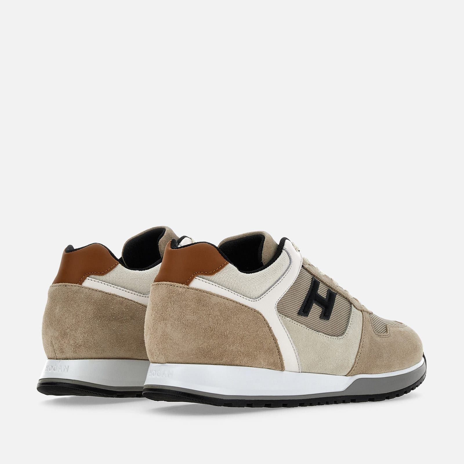 Hogan Sporty H321 Ivory Beige / Black / White | 725146YEW