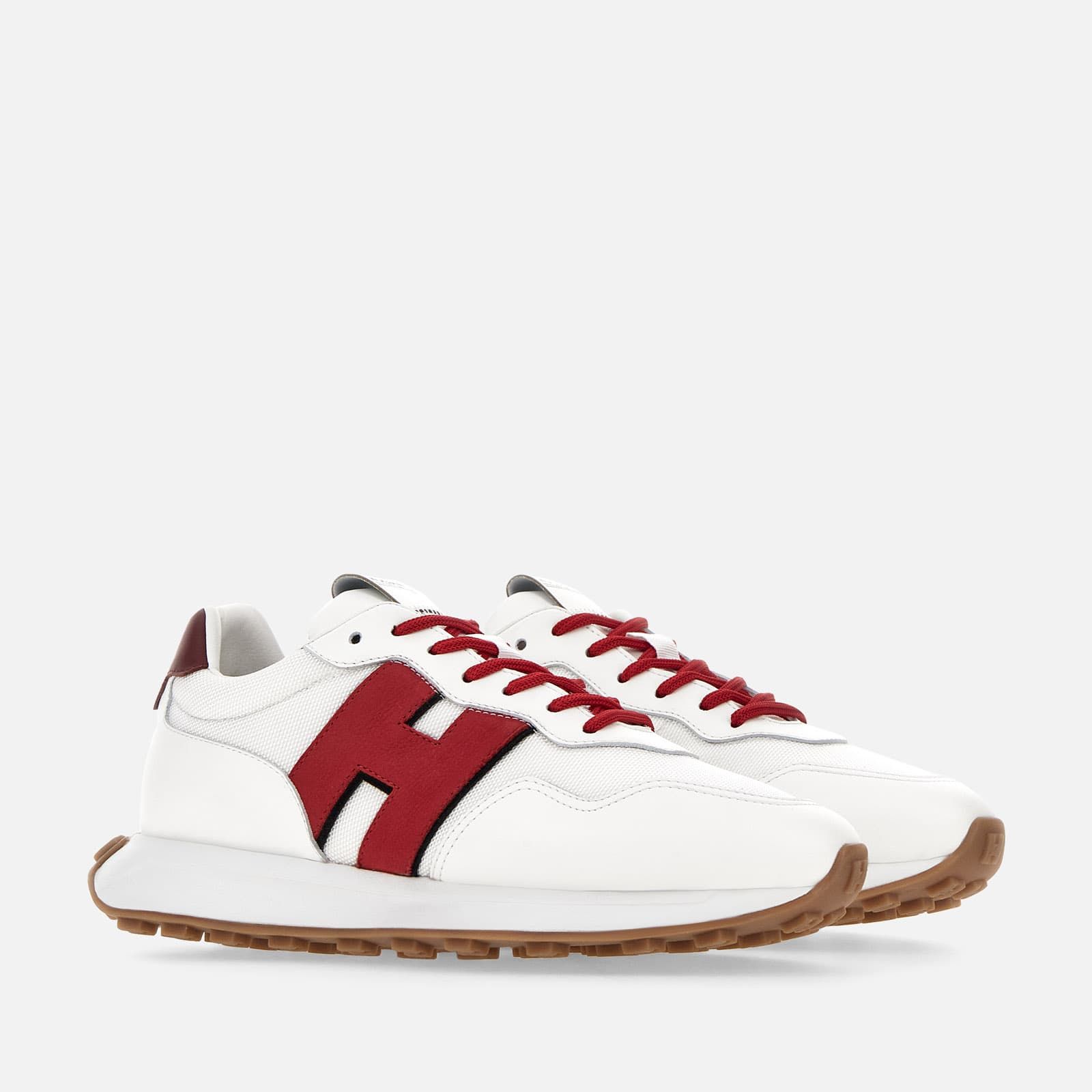 Hogan Sporty H601 White / Red / Burgundy | 061574URD