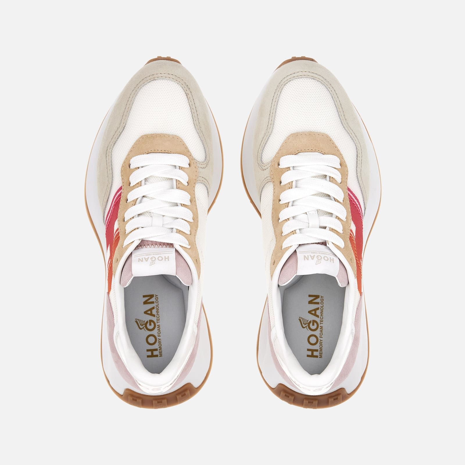 Hogan Sporty H641 White / Beige / Pink | 793085LQU