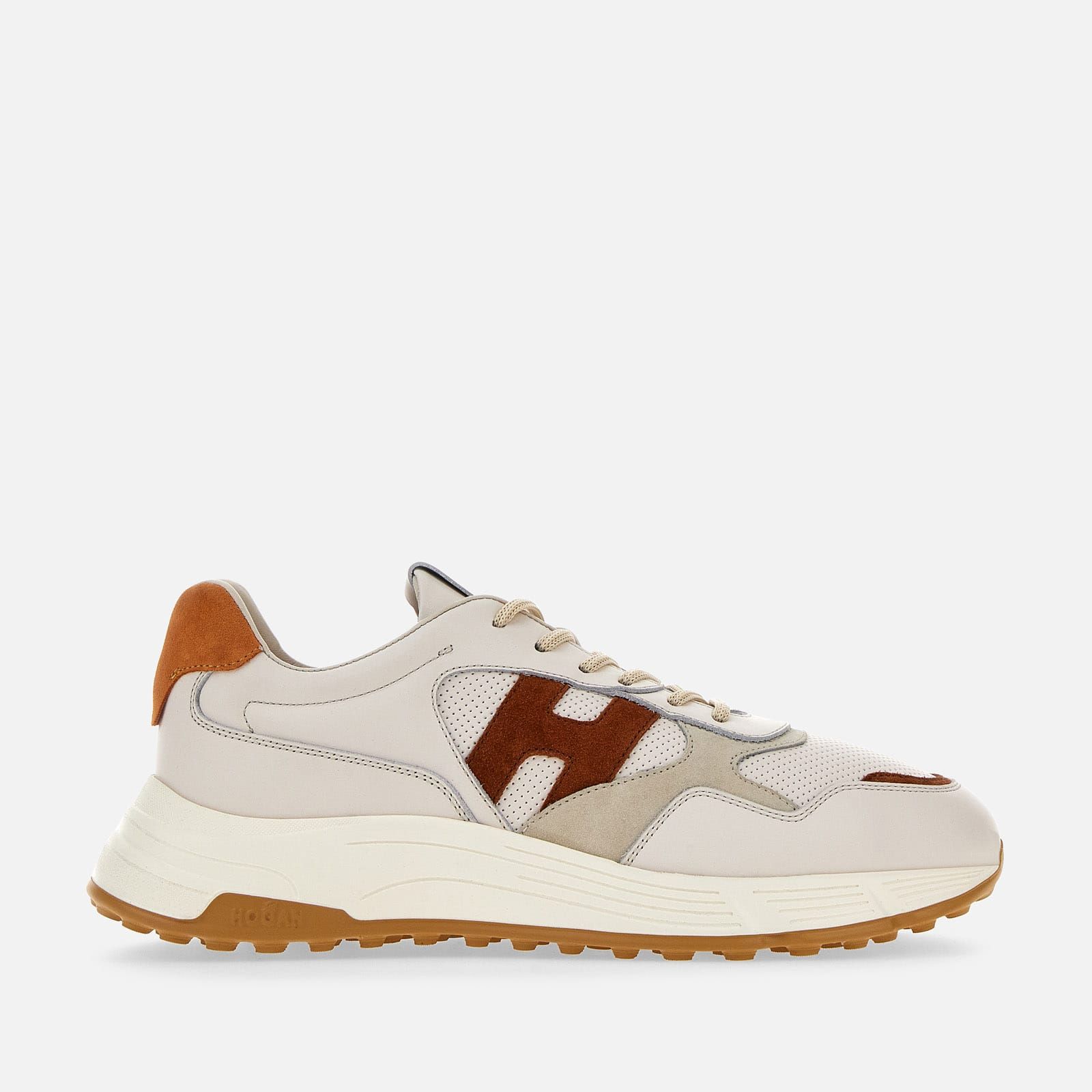 Hogan Sporty Hyperlight Ivory White / Orange / Brown | 306872EOH